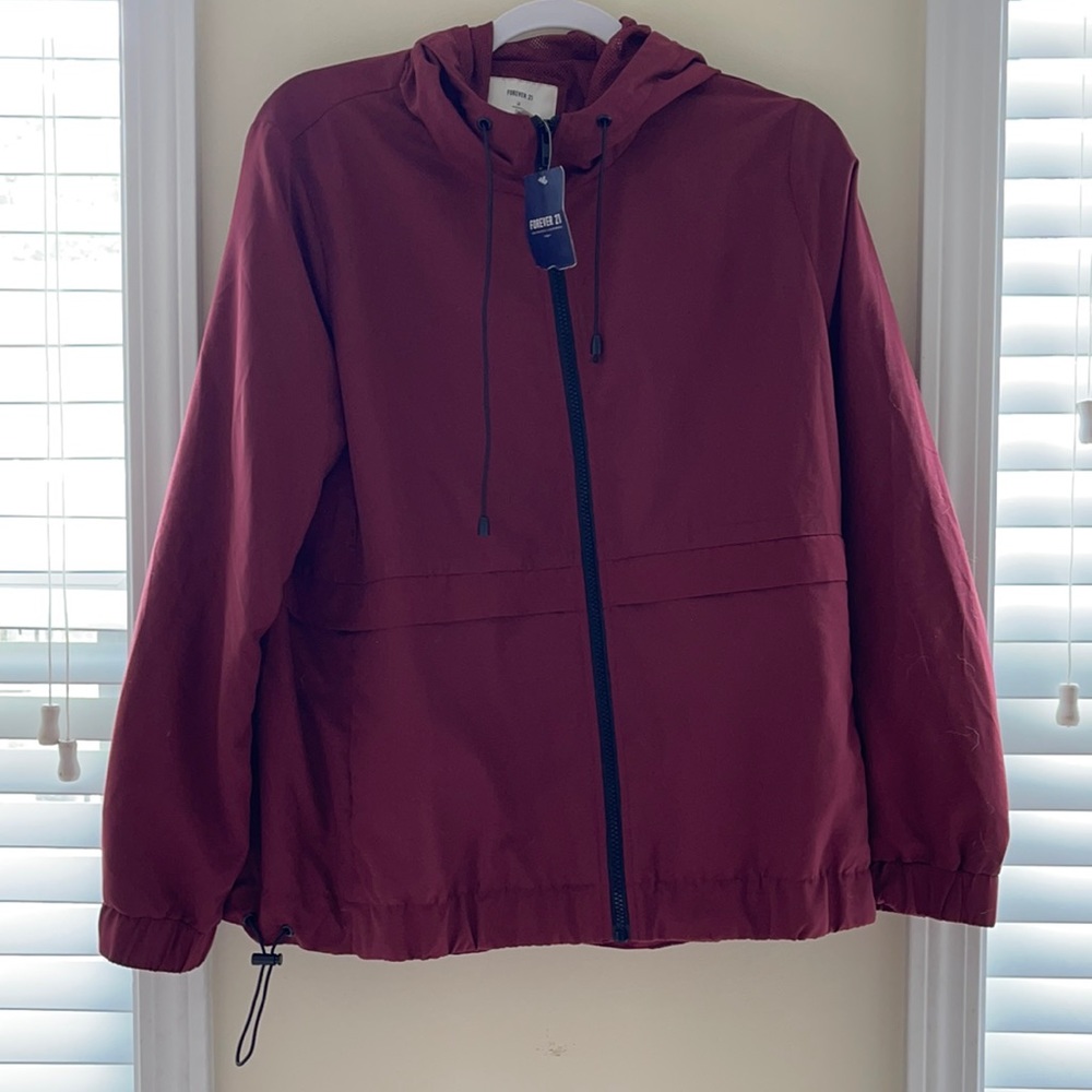 Forever 21 mesh zip up